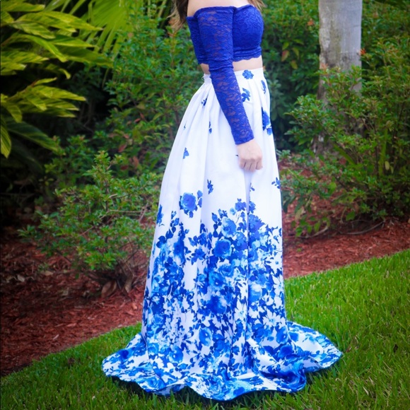 dillards piece prom dresses